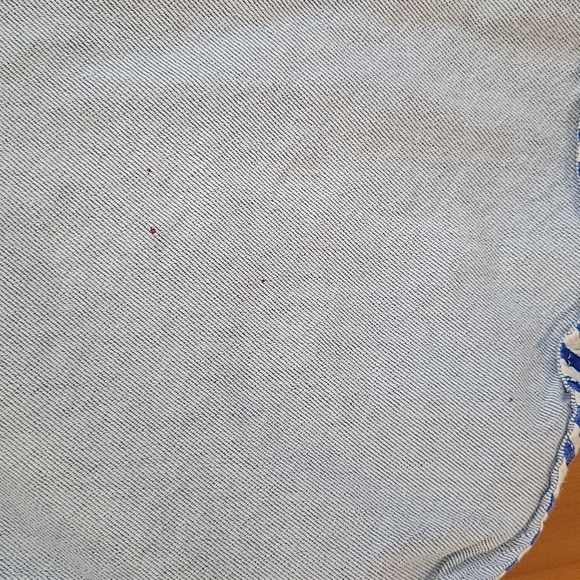 Kids Hooded Lined Jean Cape By NOE AND ZOE BERLIN. - Picture 7 of 8